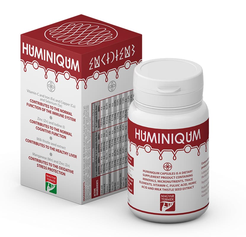 Huminiqum 120 kapslar, växtbaserade mineraler