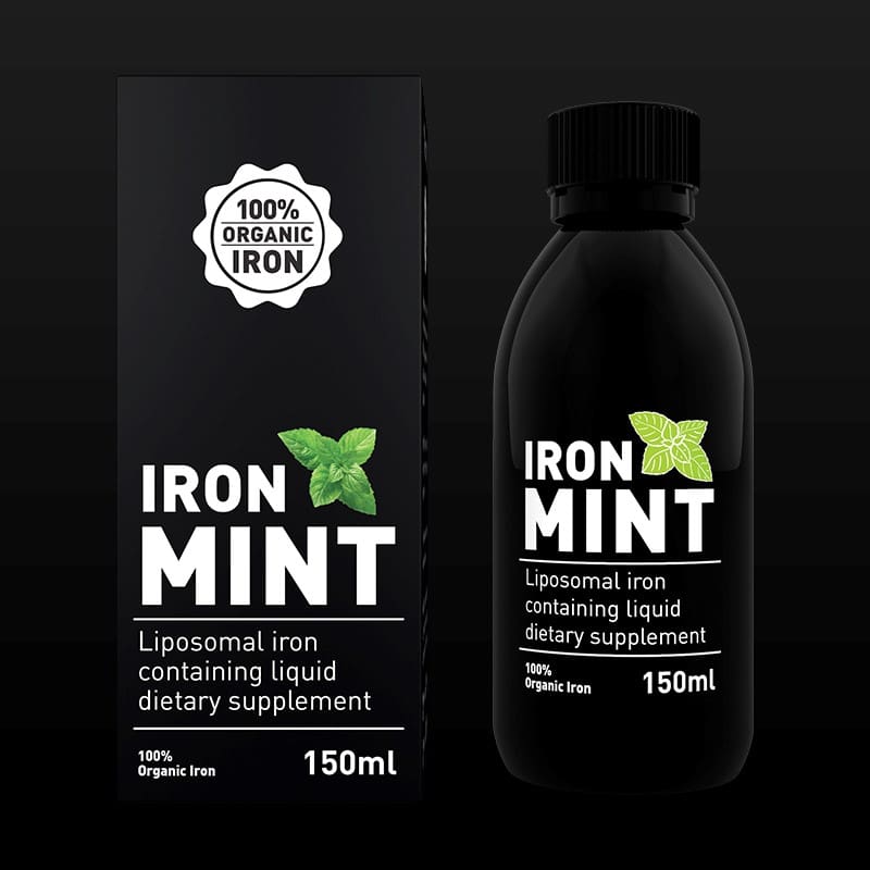 IronMint liposomalt kosttillskott Järn med smak av mynta (150 ml) - Bild 2