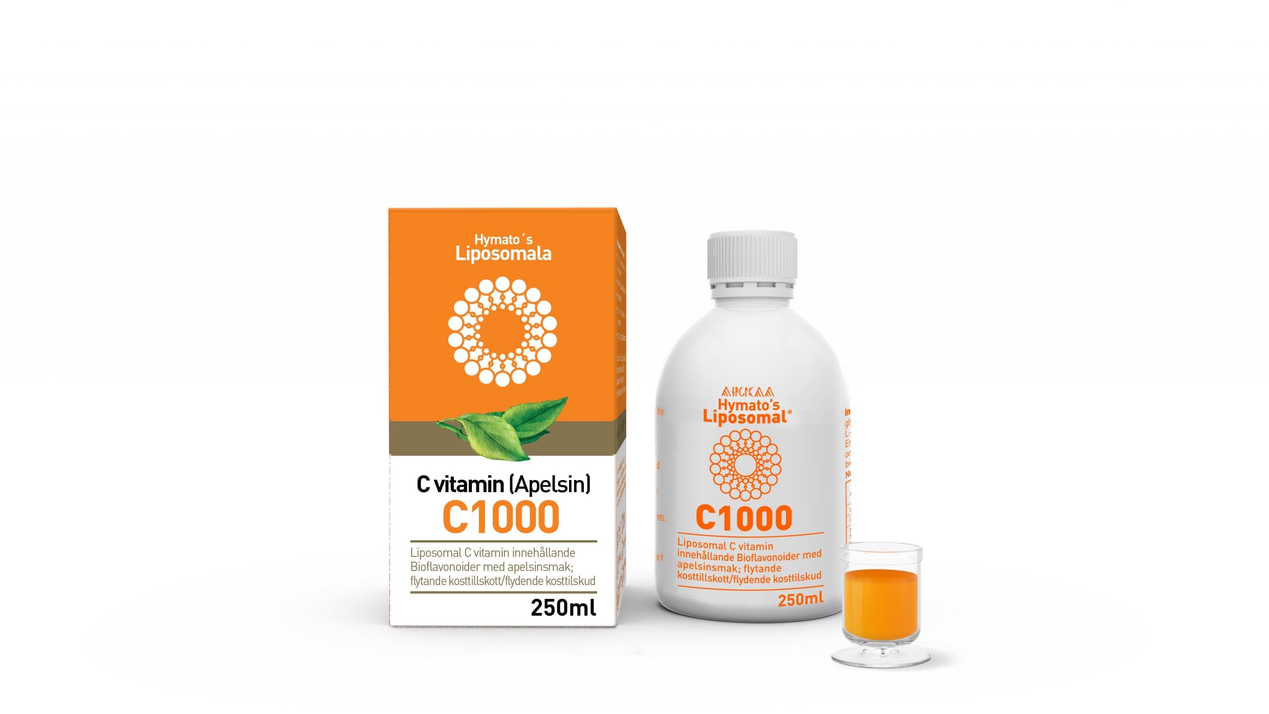 Liposomalt C-Vitamin C1000 (250 ml) Apelsinsmak