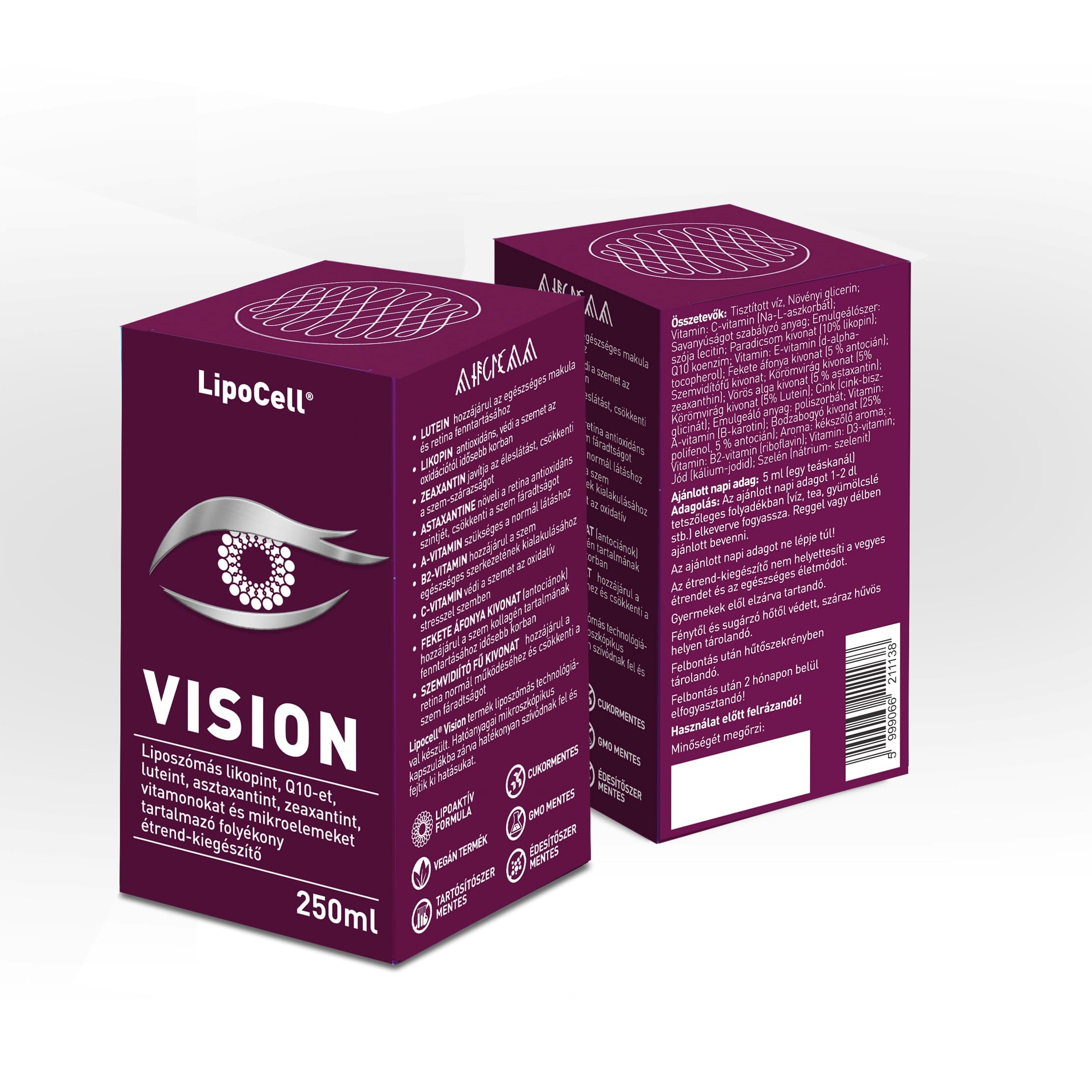 LipoCell Vision liposomalt kosttillskott (250 ml) - Bild 3