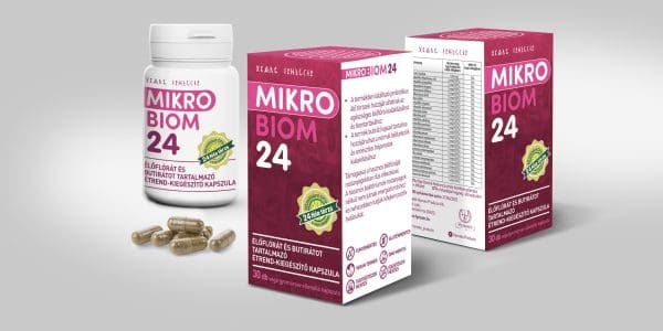 MikroBiom 24 kosttillskott i kapslar för levande flora (30 kapslar per burk) - Bild 2