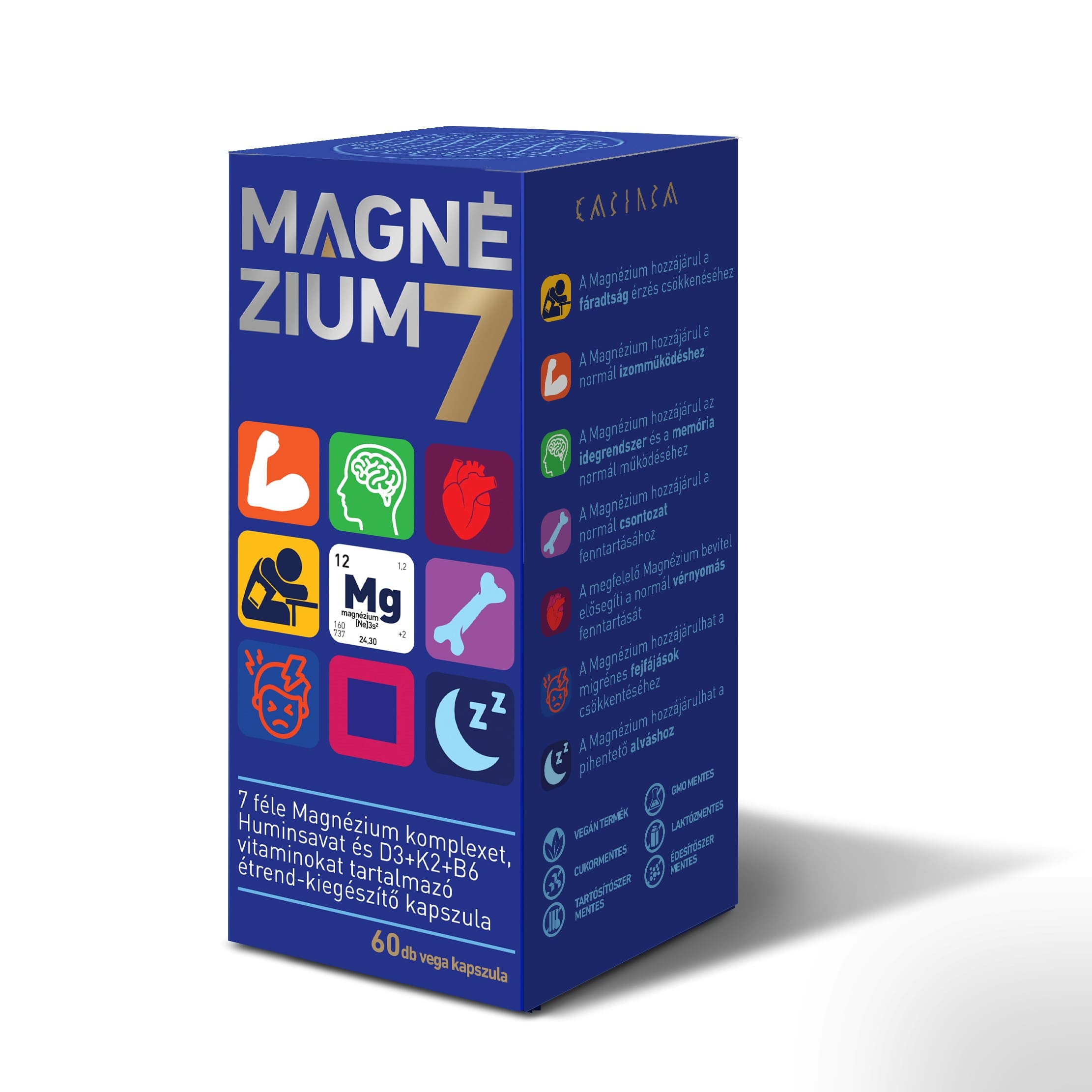Magnesium7 kosttillskott, kapslar (60 st) - Bild 4